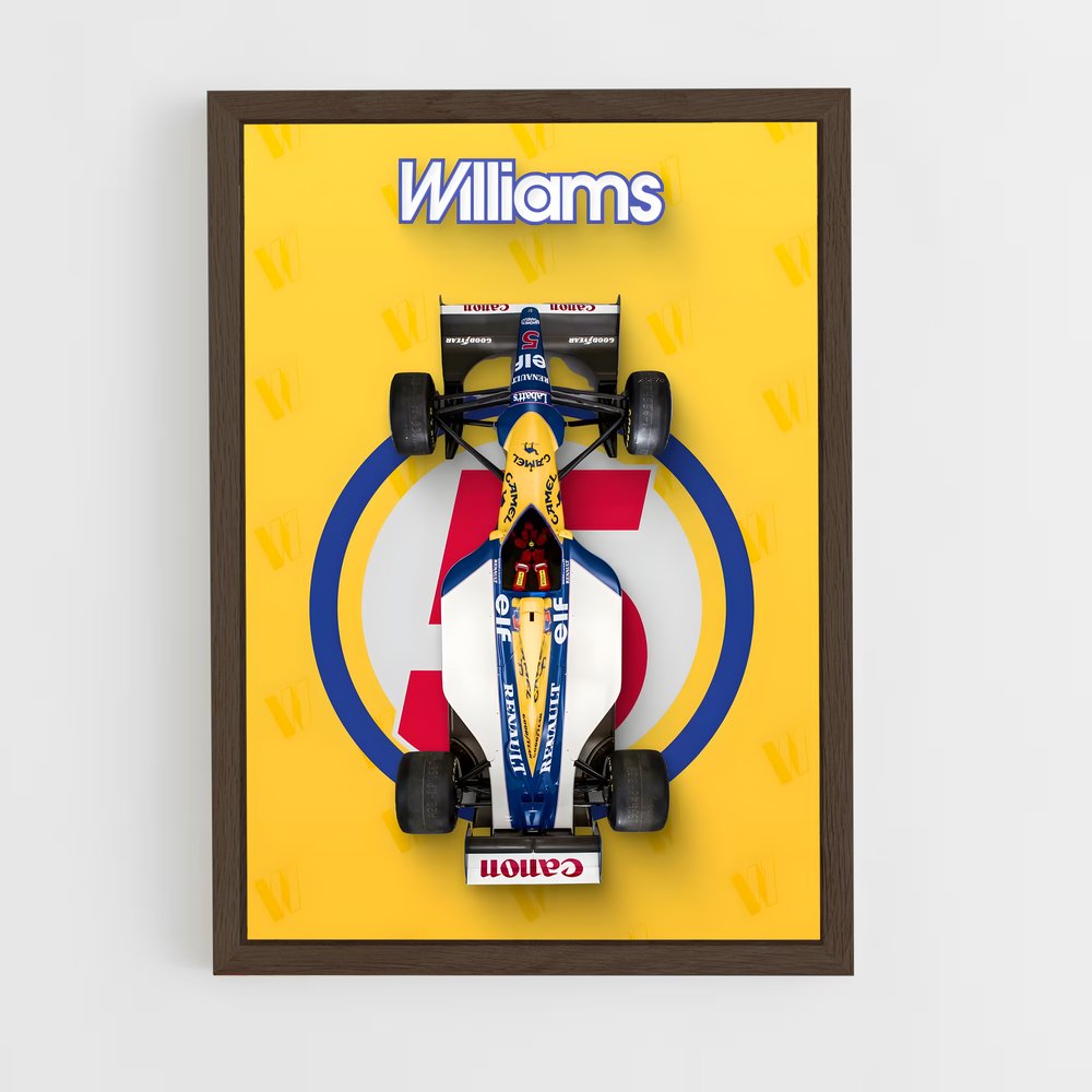 Poster Williams Infinis – affiche Voitures de Formule 1 (vue 5)